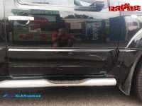 Накладки на двери листва Nissan Navara Накладки на двери листва Nissan Navara