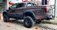 Подножки боковые металлические Tamsan Mitsubishi L200 2015-2019
