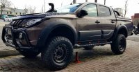Подножки боковые металлические Tamsan Mitsubishi L200 2015-2019