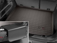 Ковер резиновый WeatherTech Lexus RX 2016+ в багажник (без 3-го ряда сидений) какао  с накидкой