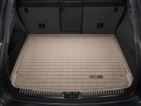 Ковер резиновый WeatherTech Porsche Cayenne 2015-2019 в багажник (стандартное аудио Bose) бежевый