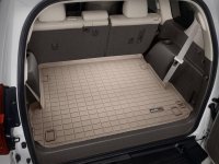 Ковер резиновый WeatherTech Toyota LC150 2009-2018 в багажник бежевый (для 3-х зонного климата) c 3-м рядом