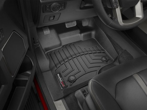 Ковры резиновые передние WeatherTech Ford F150 2021+ для авто с консолью