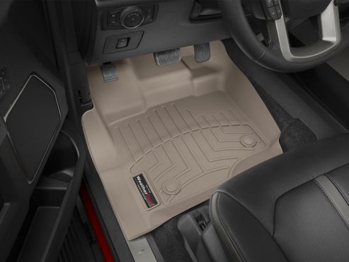 Килими гумові передні WeatherTech Ford F150 2021+ для авто з консоллю