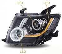 Передние фары LED Mitsubishi Pajero 