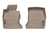 Ковры резиновые WeatherTech BMW  5-Series  2011-2016 передние бежевые 4WD