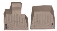 Ковры резиновые WeatherTech BMW X7 2019+  передние бежевые