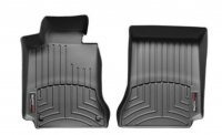 Ковры резиновые WeatherTech C-class 2008-2015 передние черный крепление водительский