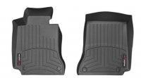 Ковры резиновые WeatherTech C-class 2008-2015 передние черный крепление водительский+пасажирский