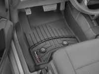 Ковры резиновые WeatherTech Chevrolet Silverado 2014-2019 передние черные (Dubl & Crew vinil. .consol )
