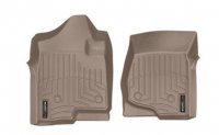 Ковры резиновые WeatherTech Chevrolet Suburban 2007-2014 передние бежевые