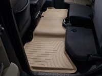 Ковры резиновые WeatherTech Dodge Ram1500  Crew Cab 2013-2018 задний бежевый (пол ковер )