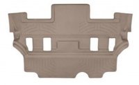 Ковры резиновые WeatherTech GMC Yukon 2015-2020 третий ряд бежевый  ( второй ряд диван )