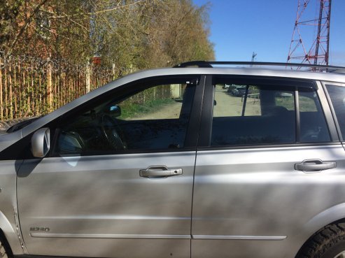 Дефлектори вікон вітровики для SsangYong Kyron 2007+