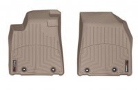 Ковры резиновые WeatherTech Lexus RX 2013-2015 передние бежевые (крепление клипсы )