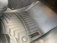 Ковры резиновые  WeatherTech MB GLE 2019+ передние черные