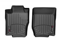 Ковры резиновые  WeatherTech MB ML  2006-2012 передние черные ( для боковой панели  пассажира 13 см )