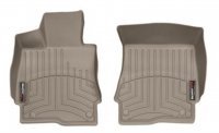 Ковры резиновые WeatherTech MB S-class (W221) 2006-2012 передние бежевые