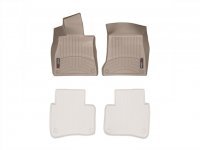 Ковры резиновые WeatherTech MB S-class  (W222) 2014+ передние бежевые