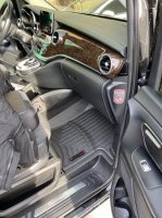 Ковры резиновые WeatherTech MB V-class  (W447)  2016+ передние черные