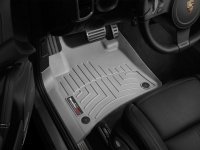 Ковры резиновые WeatherTech Porsche Cayenne 2011-2015  передние серые