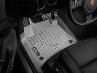 Ковры резиновые WeatherTech Porsche Cayenne 2015-2019  передние серые