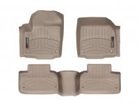 Ковры резиновые WeatherTech Range Rover Evoque 2012-2018  передние (5-door, Coupe, Convertible) бежевые