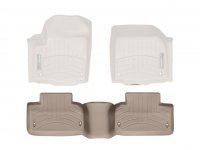 Ковры резиновые WeatherTech Range Rover Evoque 2014-2018  задние (5-door, Coupe) бежевый
