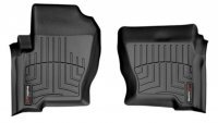 Ковры резиновые WeatherTech Range Rover Sport  2006-2008 передние черные ( без крючков )