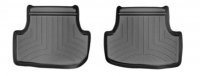 Ковры резиновые WeatherTech Seat Leon 2013+  задние  черные