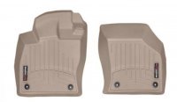 Ковры резиновые WeatherTech Seat Leon 2013+  передние бежевые