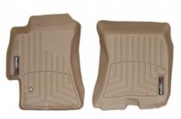 Ковры резиновые WeatherTech Subaru  Legacy / Outback 2005-2009 передние бежевые