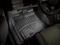 Ковры резиновые WeatherTech Toyota FJ Cruiser 2011+ автомат КПП передние черные ( клипсы)