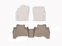 Ковры резиновые WeatherTech Toyota LC150 2009+  задние бежевые