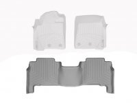 Ковры резиновые WeatherTech Toyota LC200 2007+ задние серые