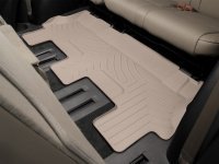 Ковры резиновые WeatherTech Toyota Sequoia 2008+ третий ряд бежевый ( для авто 2-й ряд с цельным сиденьем )