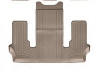 Ковры резиновые WeatherTech Toyota Sequoia 2008+ третий ряд бежевый (для авто 2-й ряд с раздельными сиденьями)