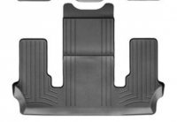 Ковры резиновые WeatherTech Toyota Sequoia 2008+ третий ряд черные ( для авто 2-й ряд с раздельными сиденьями)