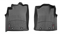 Ковры резиновые WeatherTech Toyota Tacoma Double Cab 2012-2015 передние черные