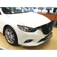 Дефлектор капота ( мухобойка ) Mazda 6 2013+