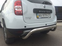 Защита задняя U-образная для Renault Duster