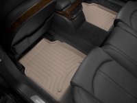 Ковры резиновые WeatherTech задние бежевые  Audi A8 Long 2011-2016