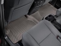 Ковры резиновые WeatherTech Toyota Sequoia 2008+ (два сиденья с центральной консолью ) задние какао