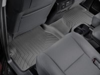 Ковры резиновые WeatherTech Toyota Sequoia 2008+ (два сиденья с центральной консолью ) задние черные