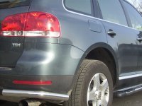 Защита задняя уголки на Volkswagen Touareg 2004-2010