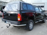 Уголки одинарные на Toyota Hilux (60 диаметр)