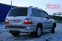 Защита задняя уголки одинарные для Toyota Land Cruiser 100