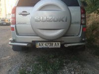 Уголки двойные на Suzuki Grand Vitara (60 диаметр)
