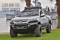 Передний металлический бампер Mitsubishi L200 2019+ Tamsan