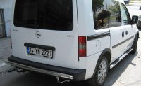 Защита задняя одинарная для Opel Combo